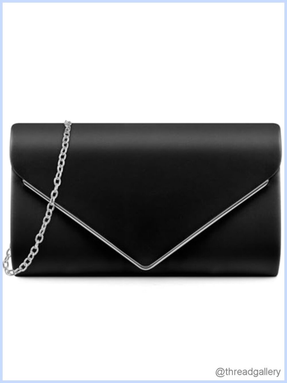 PU Leather Evening Clutch Envelope Style Formal Party Wedding Bag